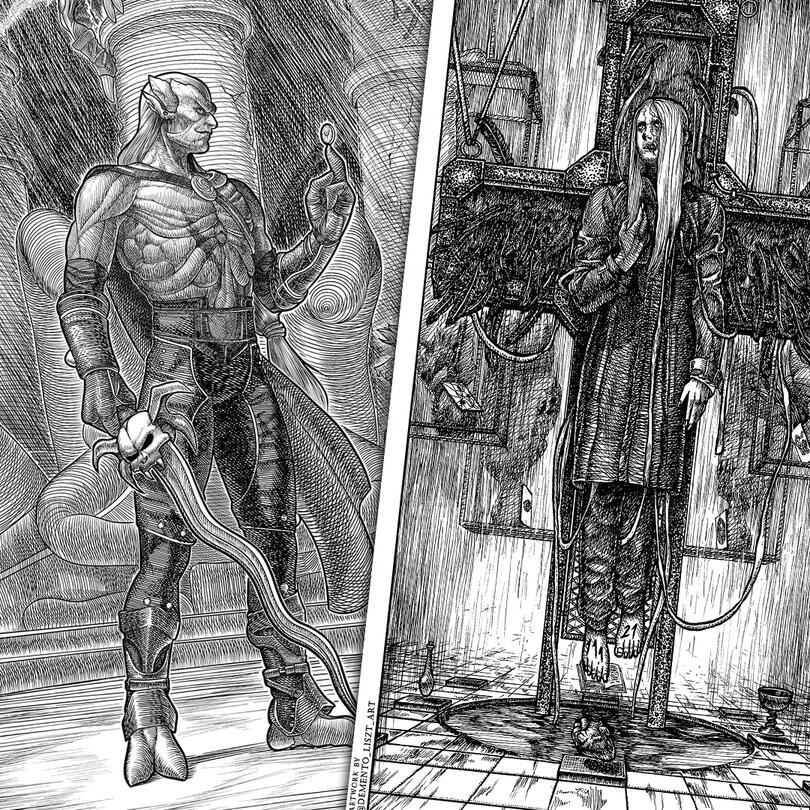 PRICES Ink &amp; Pencil/Crosshatching